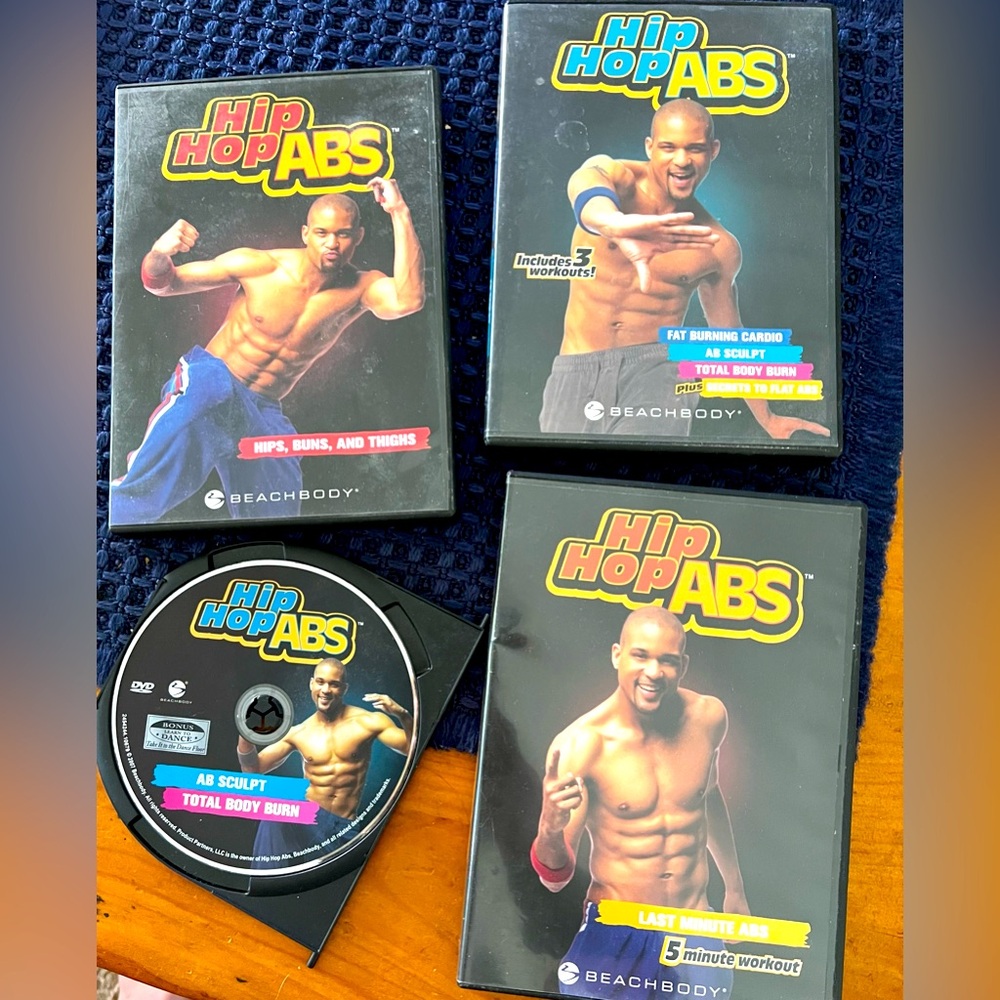 Hip Hop Abs Workout DVDS Set